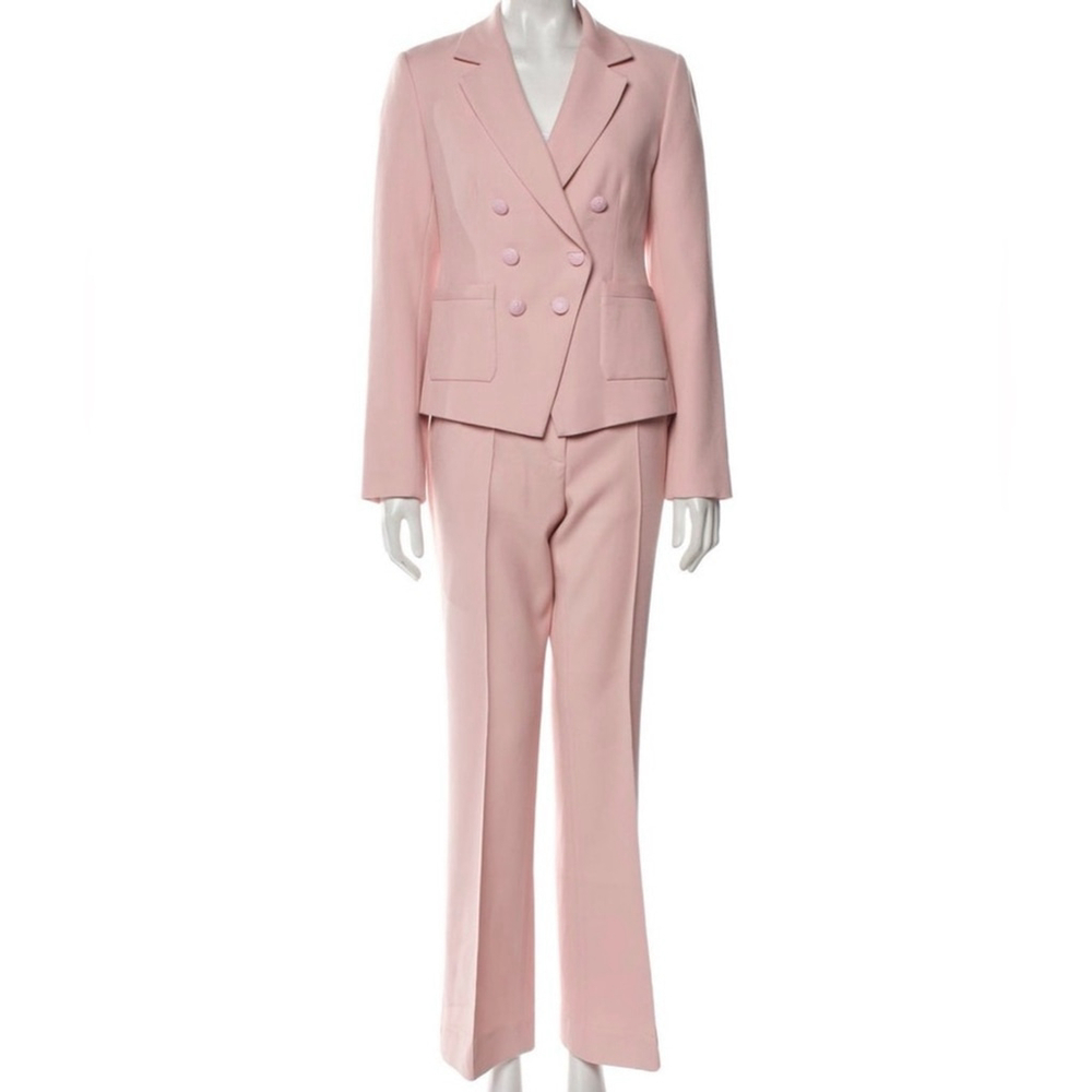 LoveShackFancy Costella Pant, Pale Rose - Picture 12 of 14